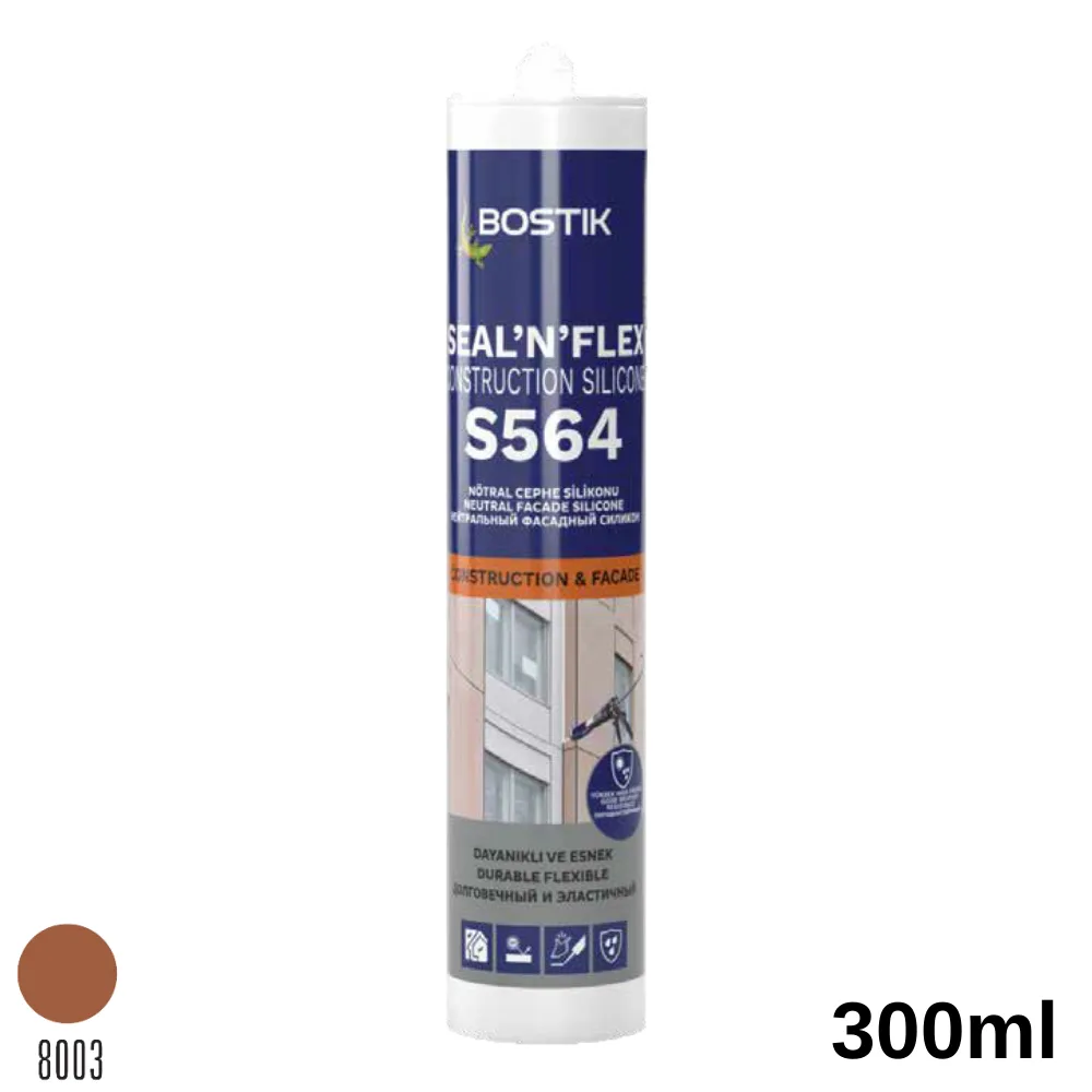 Bostik S 564 Nötr Cephe Silikon 300 Ml A.Meşe