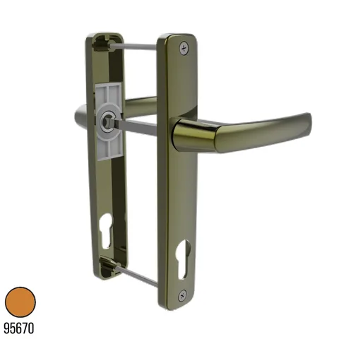 Lara Alüminyum Kapı Kolu (35 Mm) Bronz