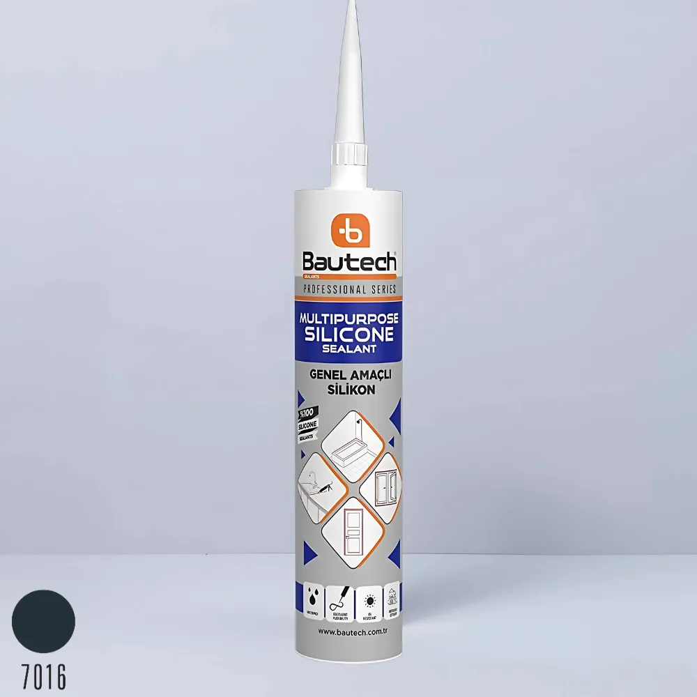 Bautech Silikon 280 Gr Antr.Gri