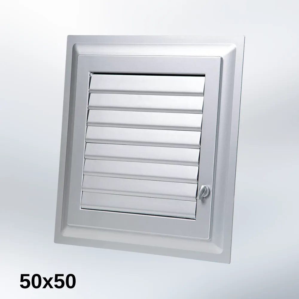 50X50 Plastik Wc Banyo Menfezi - İnox