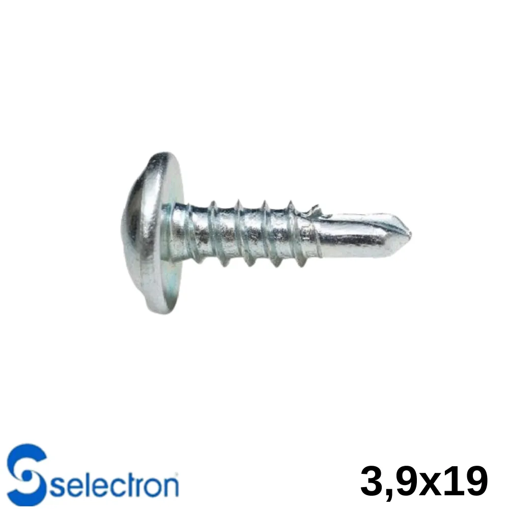 Selectron 3,9X19 Geniş Pul Başlı Matkap Uçlu Vida 2000 Ad.