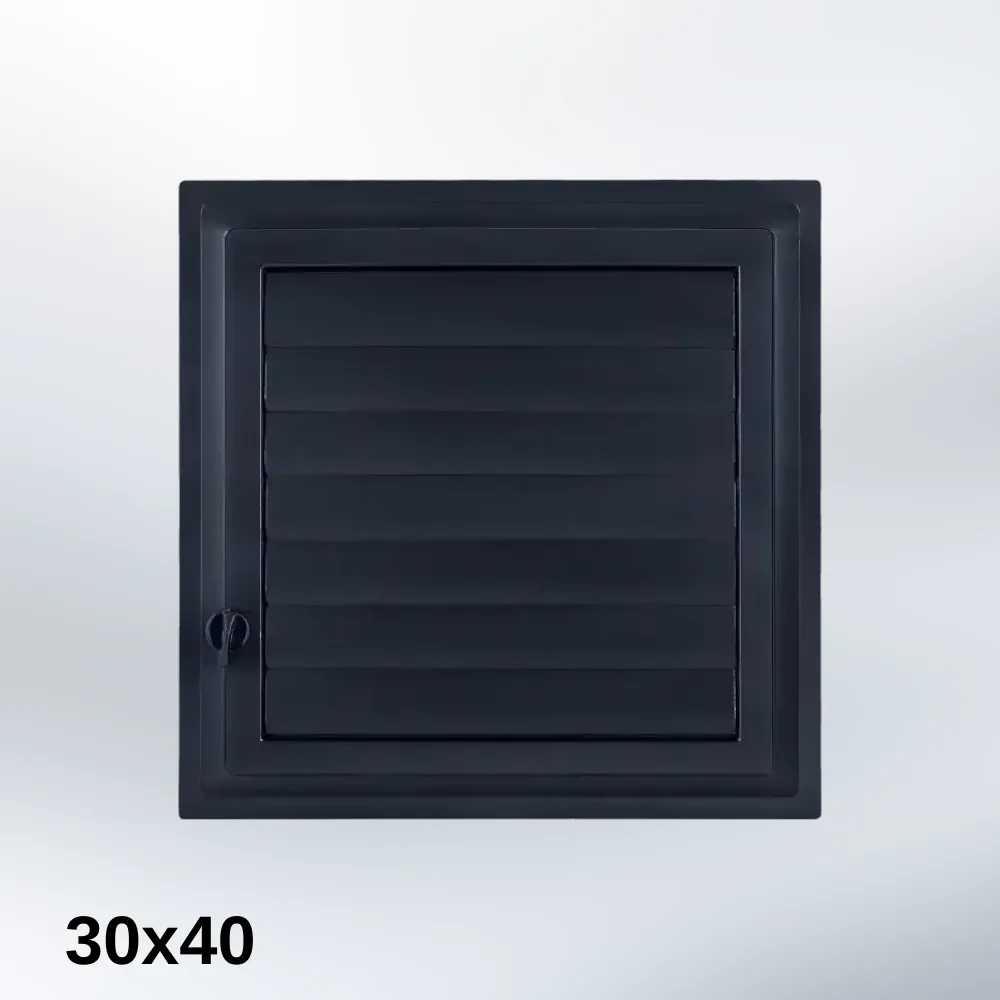 30X40 Plastik Wc Banyo Menfezi - Antrasit