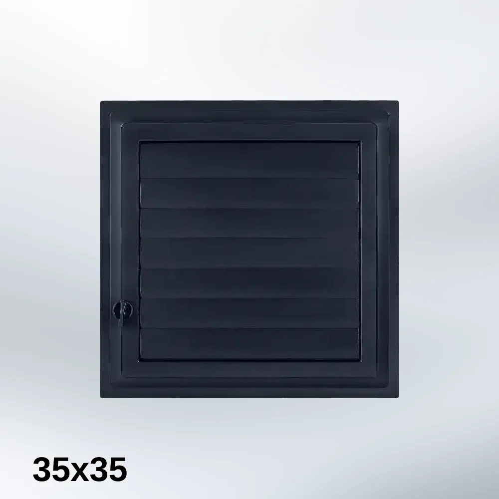 35X35 Plastik Wc Banyo Menfezi - Antrasit