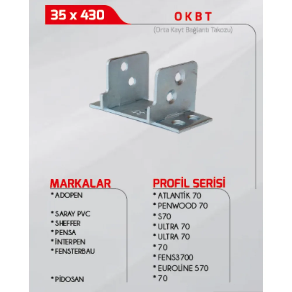3As Orta Kayıt Takozu 35/430