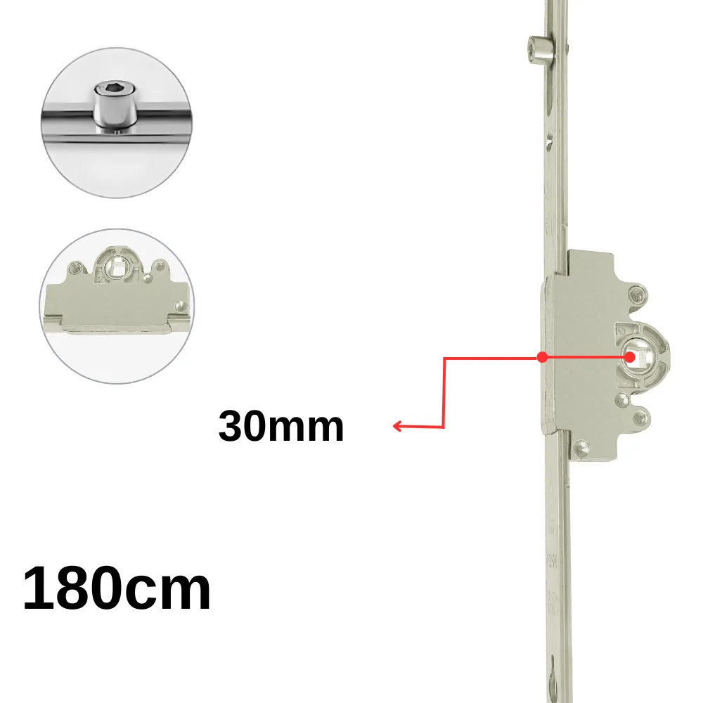 Endow 1800 Mm Tek Açılım İspanyoleti Zamak 30 Mm