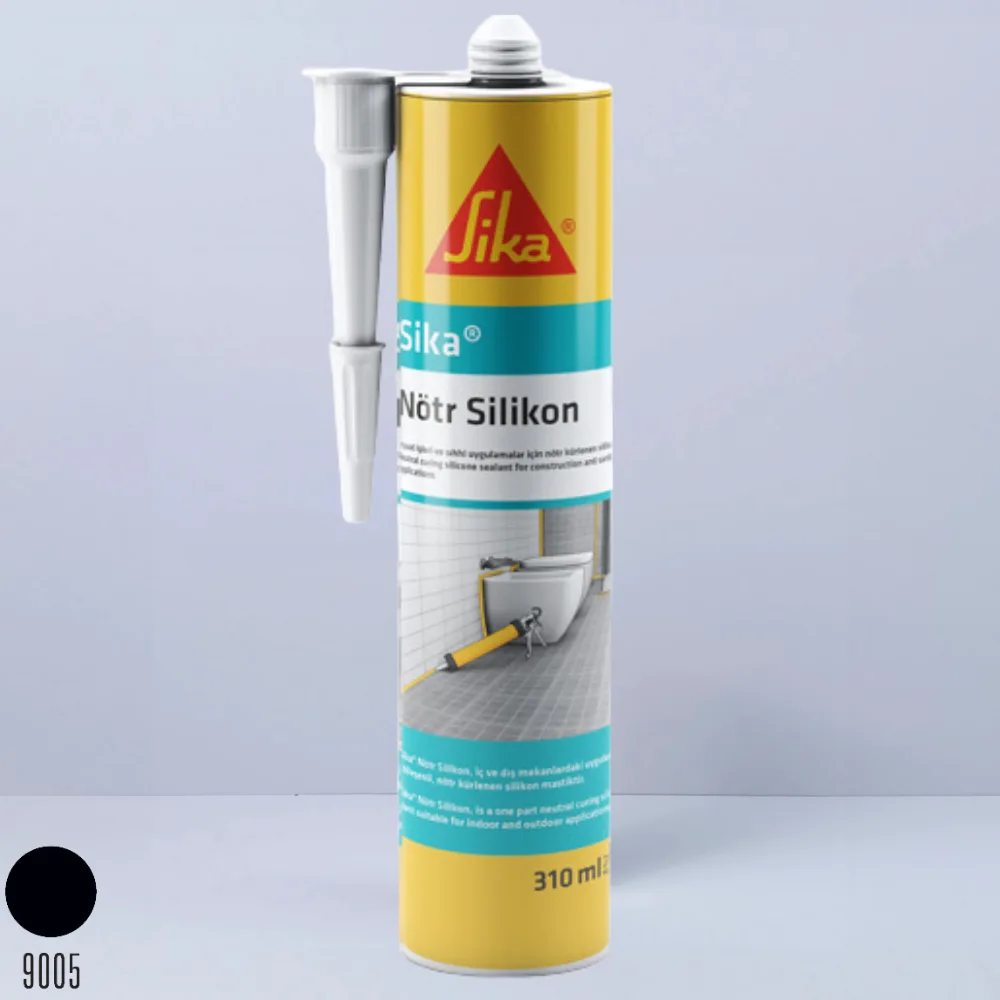 ABC Sika Neutral (Nötr) Silikon 310 ml Siyah