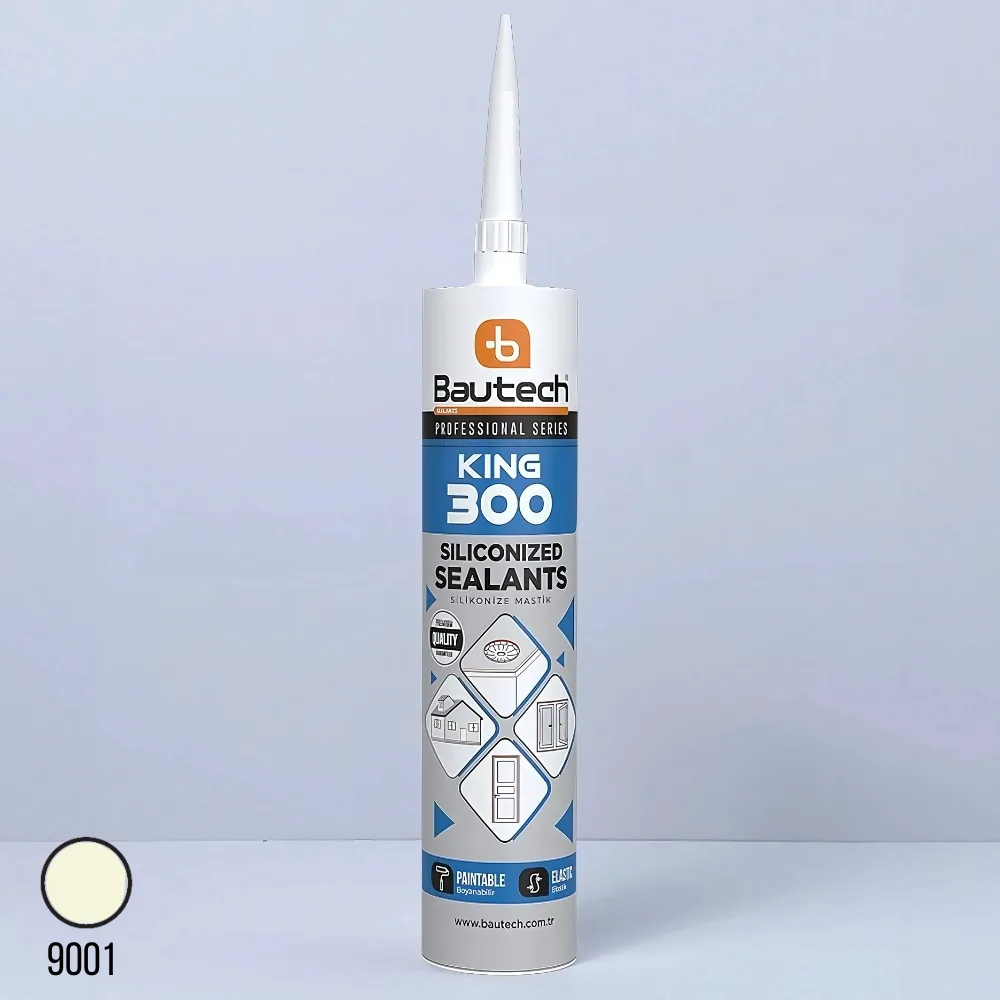 Bautech Silikonize Mastik 500 Gr Krem
