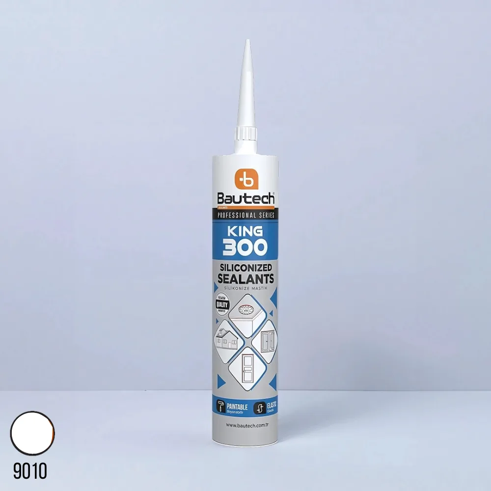 Bautech Silikonize Mastik 500 Gr Beyaz