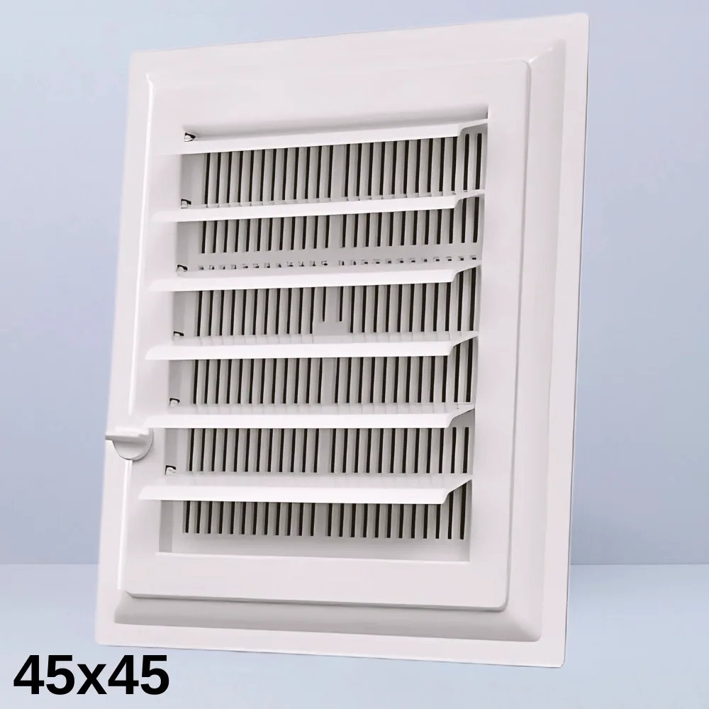 45X45 Plastik Wc Banyo Menfezi - Beyaz