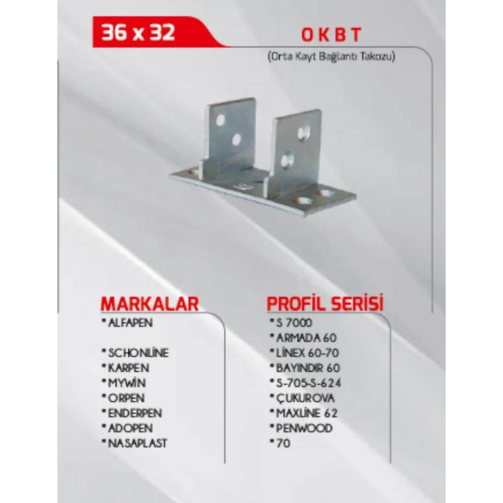 3As Orta Kayıt Takozu 36/32