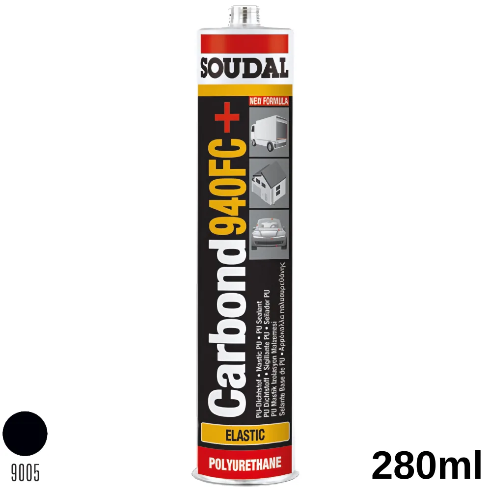 Soudal Carbond 940Fc+ Poliüretan Mastik Siyah 280 Ml 161078