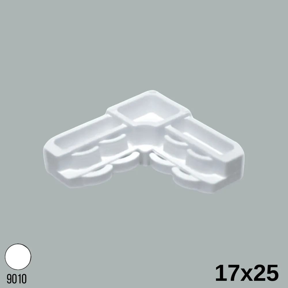 Sineklik Köşe Takozu 17*25 Beyaz 100 Ad.