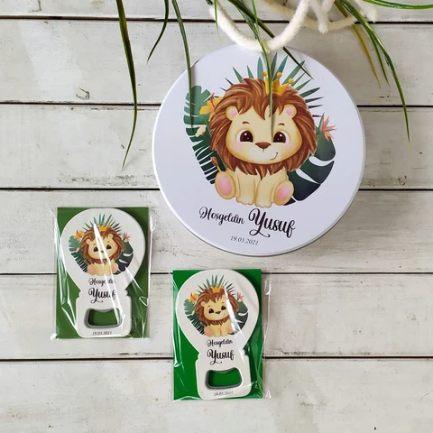 Aslan Konsept 50 Çikolata 25 Balon Açacak Magnet