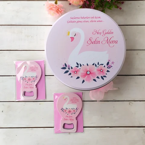 Kuğu Konsept 50 Çikolata 25 Balon Magnet