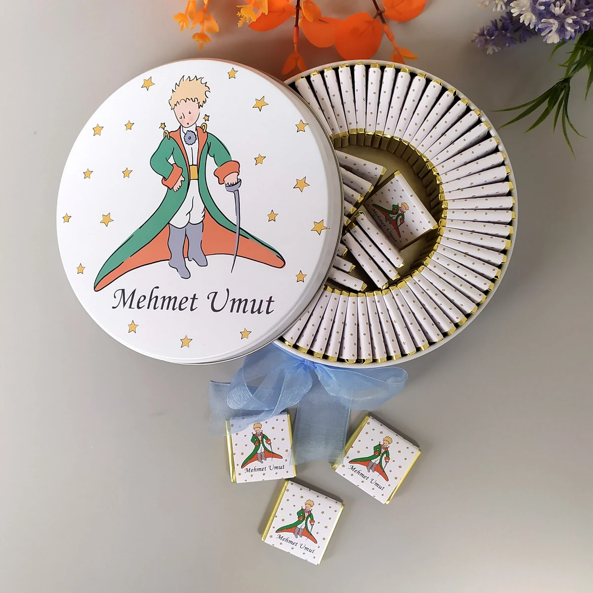 Küçük Prens Tema Hediyesi Bebek Çikolatası