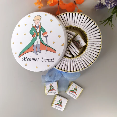Küçük Prens Tema Hediyesi Bebek Çikolatası