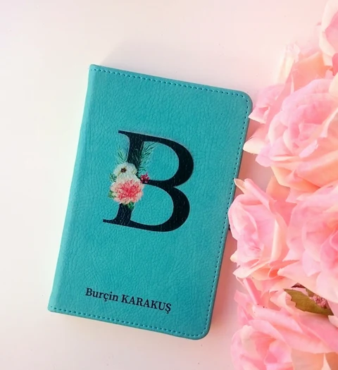 Gri İsme Özel Hediyelik Defter