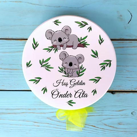 Koala Temalı Bebek Çikolatası