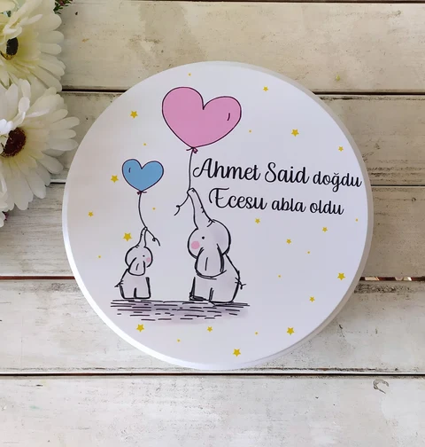 Fil Tema Bebek Çikolatası