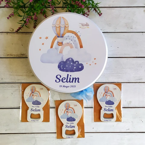 Uçan Balon Konsept 50 Çikolata 25 Balon Magnet
