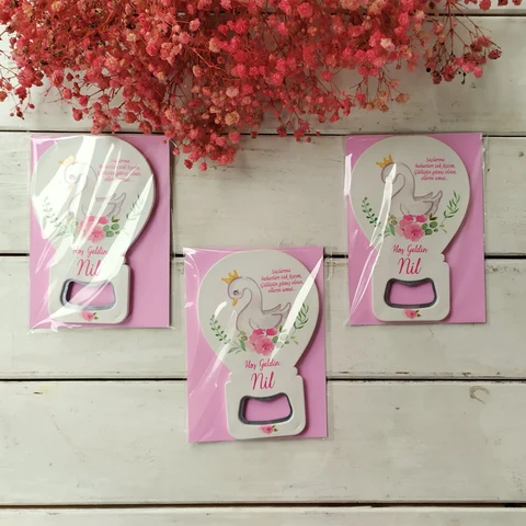 Kuğu Temalı Balon Magnet