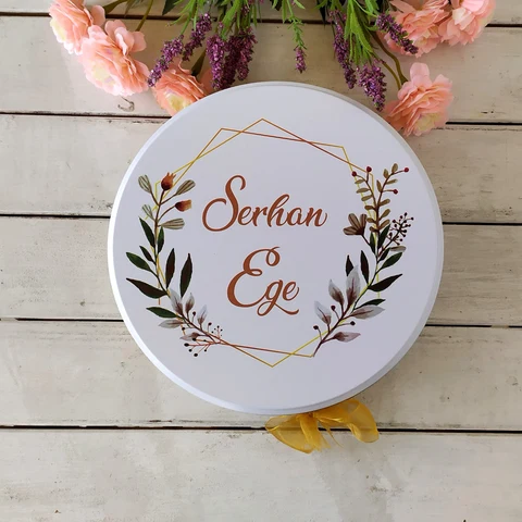 Çiçek Tema Bebek Çikolatası