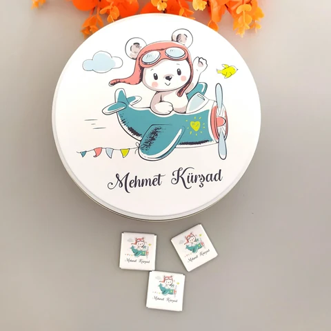 Ayıcık Yeni Bebek Hediyesi Bebek Çikolatası