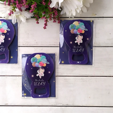 Uzay Temalı Balon Magnet