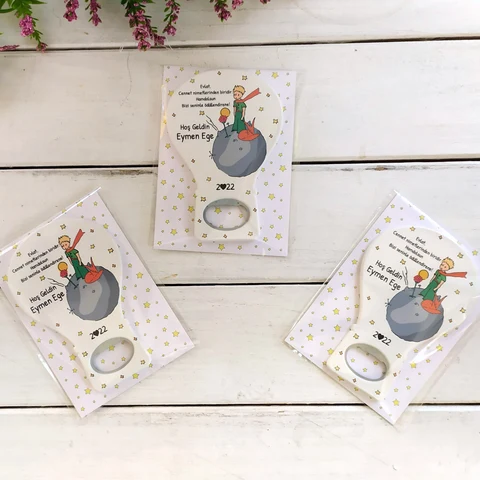 Küçük Prens Konsept 50 Çikolata 25 Balon Açacak Magnet