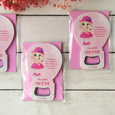 Kedili Kız Tema Açacak Magnet