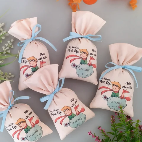 Küçük Prens Tema Erkek Bebek Lavanta Kesesi