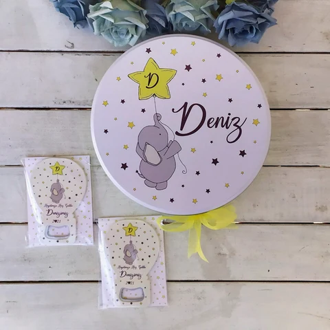 Fil Konsept 50 Çikolata 25 Balon Açacak Magnet