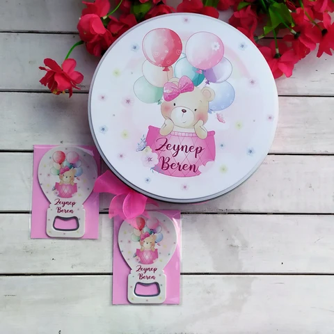 Ayıcık Konsept 50 Çikolata 25 Balon Açacak Magnet