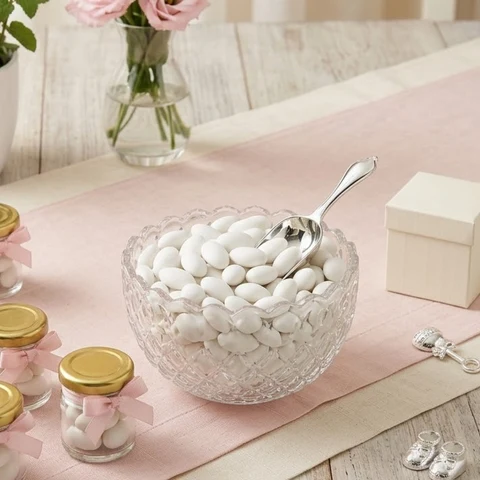 Çikolata kaplı badem şekeri (Beyaz ) 150 gr