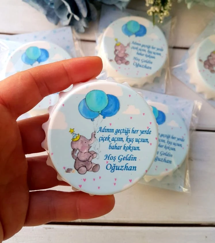 Yeni Doğan Hediyesi Bebek Açacak Magnet