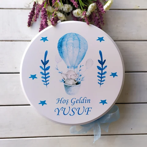 Uçan Fil Erkek Bebek Çikolatası