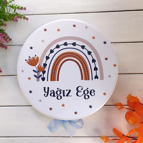 Gökkuşağı Tema Bebek Çikolatası