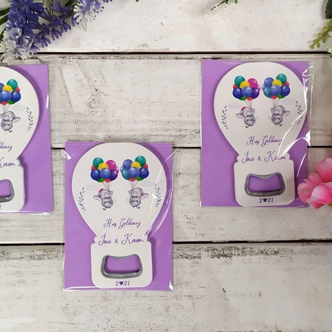 İkiz Bebek Hediyesi Açacak Magnet
