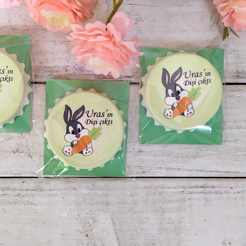 Bags Bunny Tema Açacak Magnet