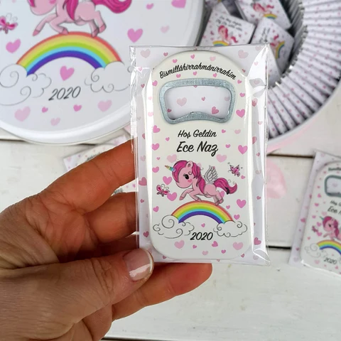 Unicorn Temalı Açacak Magnet