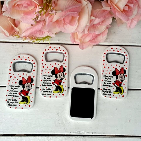 Minnie Temalı Açacak Magnet
