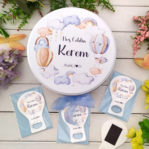 Uçan Balon Konsept 50 Çikolata 25 Balon Açacak Magnet