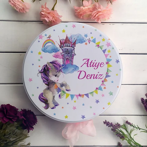 Unicorn Tema Hediyesi Bebek Çikolatası
