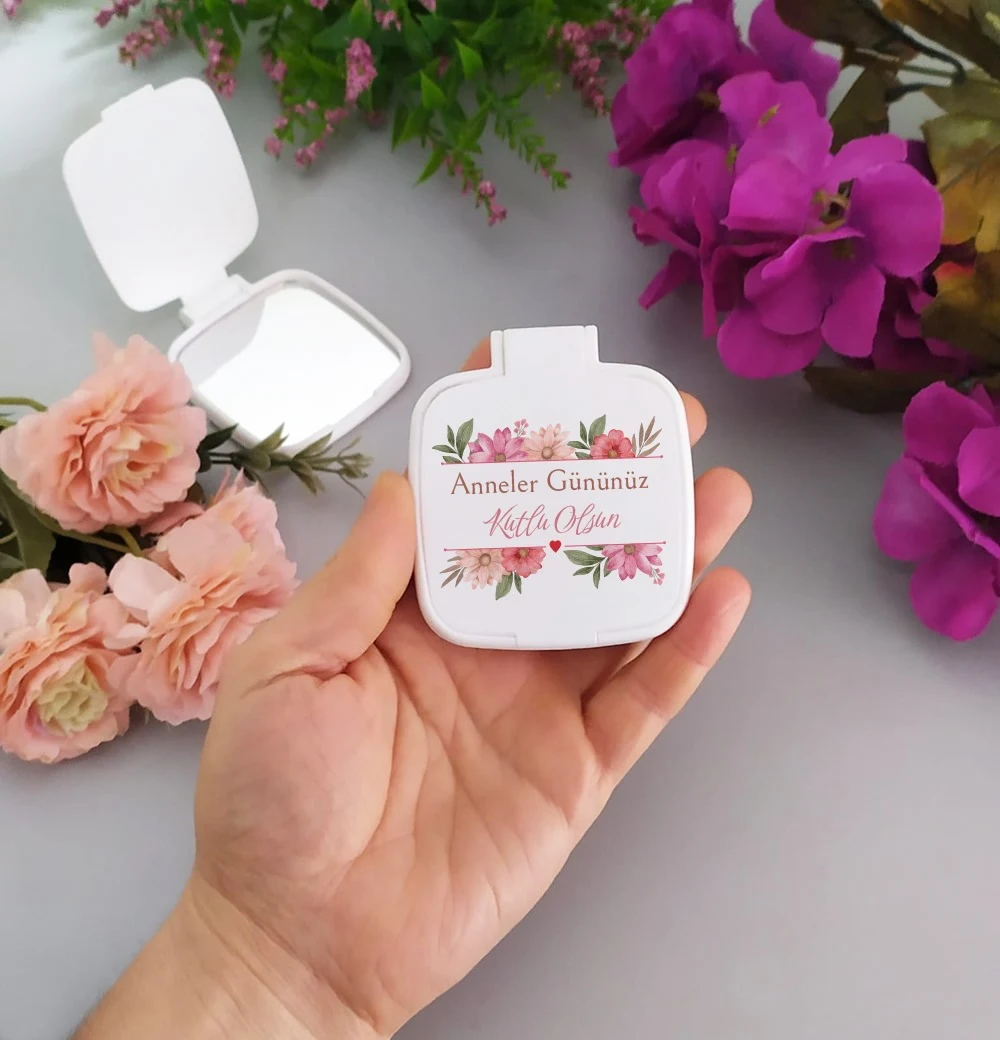 Anneler Günü Temalı Cep Aynası