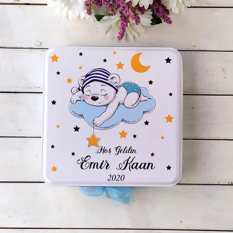 Uyuyan Ayıcık Konsept 50 Çikolata 25 Uzun Magnet
