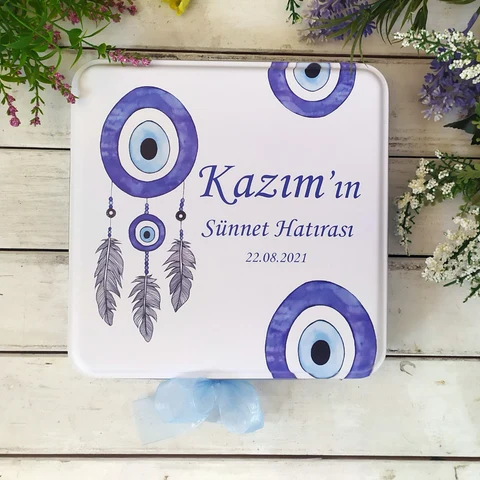 Nazar Boncuğu Konsept 50 Çikolata 25 Açacak Anahtalık