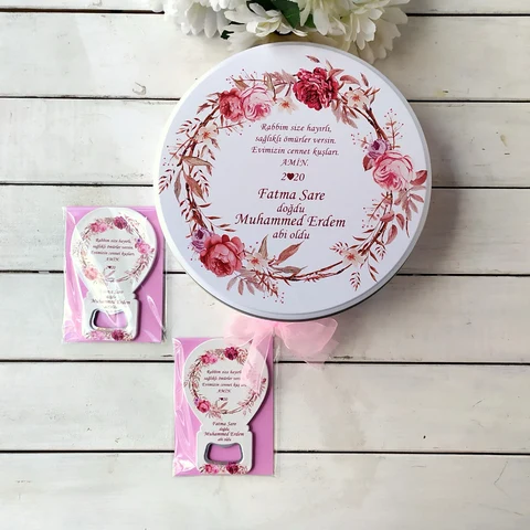 Gül Konsept 50 Çikolata 25 Balon Magnet