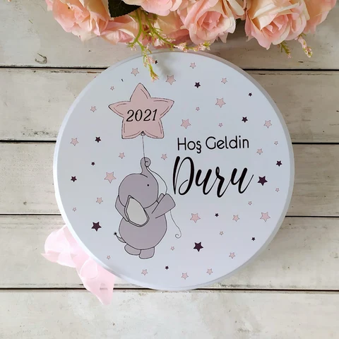 Fil Tema Kız Bebek Çikolatası