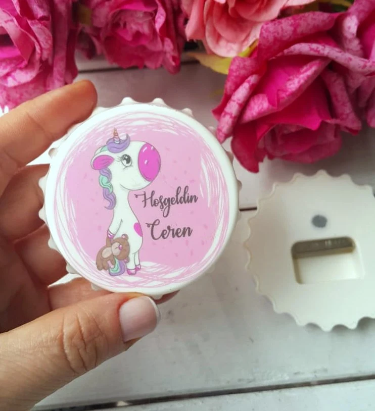 Bebek Unicorn Açacak Magnet