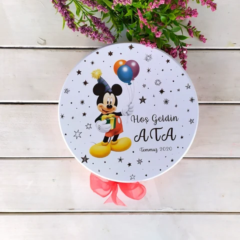 Mickey Konsept Bebek Çikolatası 25 Uzun Açacak Magnet